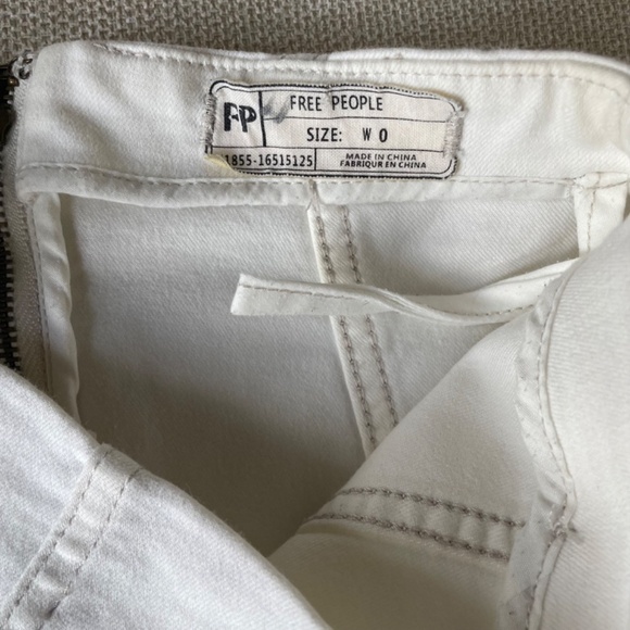 Free People White Mini Skirt - Picture 7 of 8